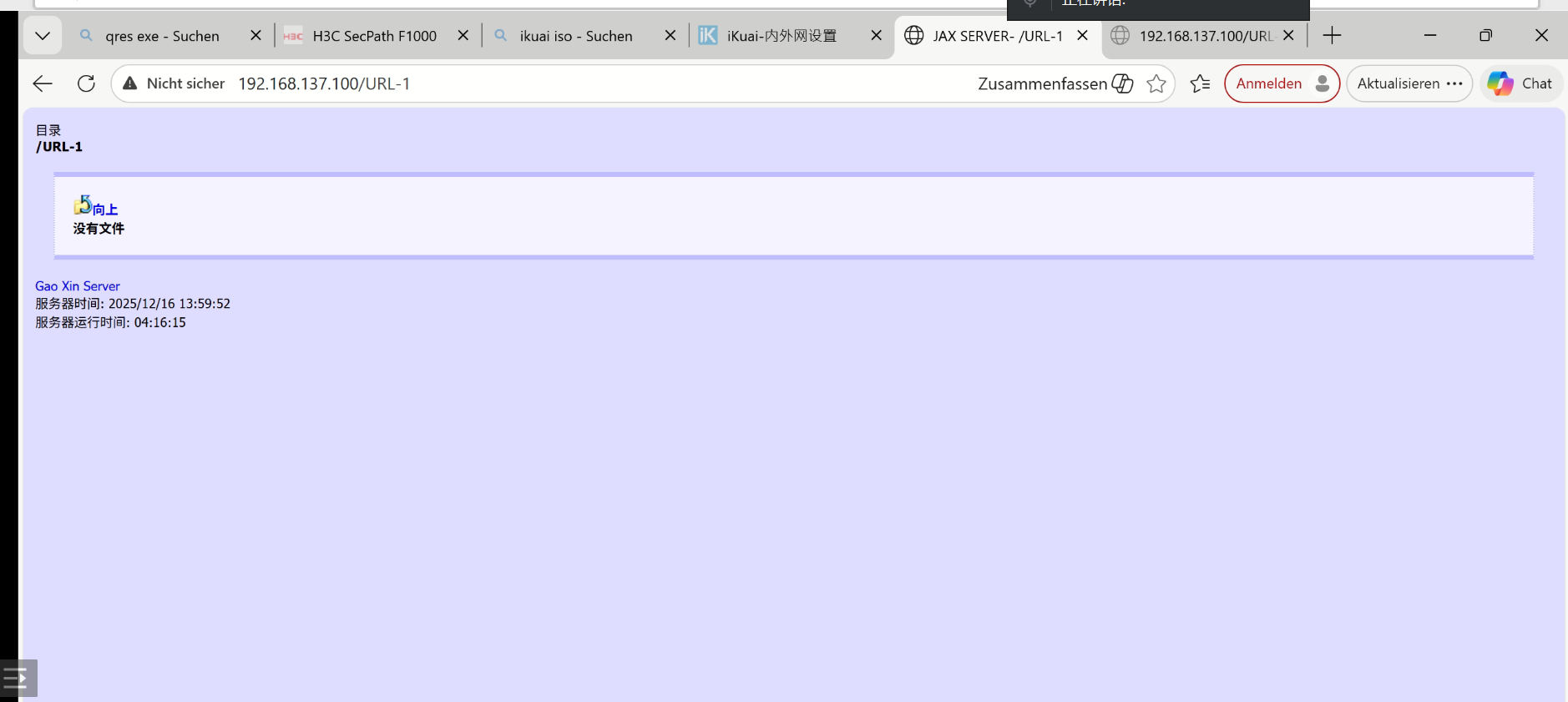 URL Redirection Test